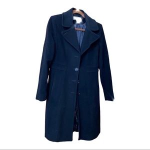 Vintage wool trench coat by Anne Klein size 10 womens